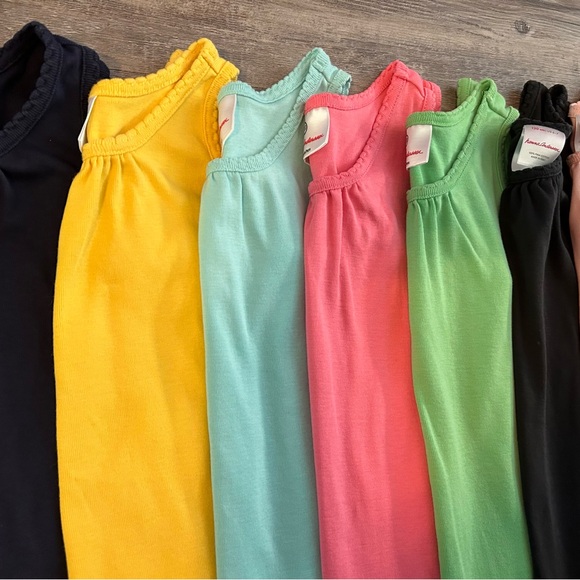 Hanna Andersson Pima Cotton Tank Bundle Size 6-7 - Picture 2 of 3